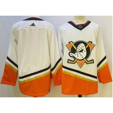 Ducks Blank White Reverse Retro Adidas Jersey