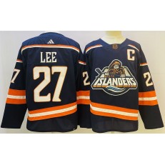 Islanders 27 Anders Lee Navy Reverse Retro Adidas Jersey