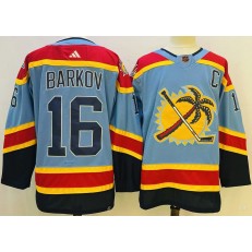Panthers 16 Aleksander Barkov Blue Reverse Retro Adidas Jersey