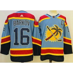 Panthers 16 Aleksander Barkov Blue Reverse Retro Adidas Jersey