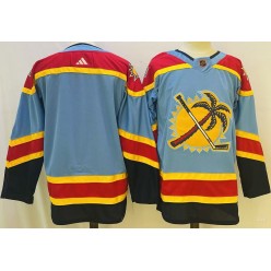 Panthers Blank Blue Reverse Retro Adidas Jersey