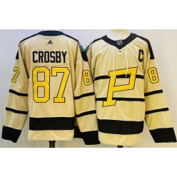 Penguins 87 Sidney Crosby Cream 2023 Winter Classic Adidas Jersey