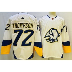 Sabres 72 Tage Thompson White Reverse Retro Adidas Jersey