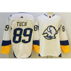 Sabres 89 Alex Tuch White Reverse Retro Adidas Jersey