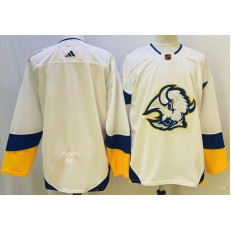Sabres Blank White Reverse Retro Adidas Jersey