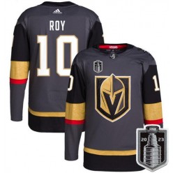 Vegas Golden Knights 10 Nicolas Roy Gray 2023 Stanley Cup Final Adidas Jersey