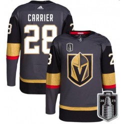 Vegas Golden Knights 28 William Carrier Gray 2023 Stanley Cup Final Adidas Jersey