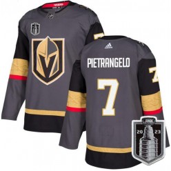 Vegas Golden Knights 7 Alex Pietrangelo Gray 2023 Stanley Cup Final Adidas Jersey