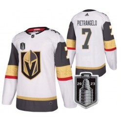 Vegas Golden Knights 7 Alex Pietrangelo White 2023 Stanley Cup Final Adidas Jersey