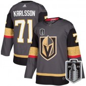 Vegas Golden Knights 71 William Karlsson Gray 2023 Stanley Cup Final Adidas Jersey