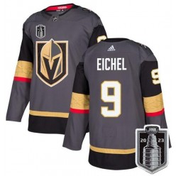 Vegas Golden Knights 9 Jack Eichel Gray 2023 Stanley Cup Final Adidas Jersey