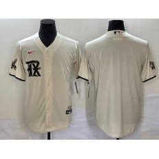 Rangers Blank Cream Nike 2023 City Connect Cool Base Jersey