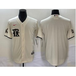 Rangers Blank Cream Nike 2023 City Connect Cool Base Jersey
