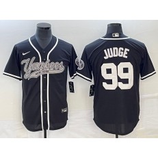 Yankees 99 Aaron Judge Black Cool Base Jersey