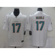 Nike Dolphins 17 Jaylen Waddle White Vapor Limited Jersey