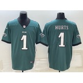 Nike Eagles 1 Jalen Hurts Green Vapor Untouchable Jersey
