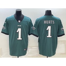Nike Eagles 1 Jalen Hurts Green Vapor Untouchable Jersey