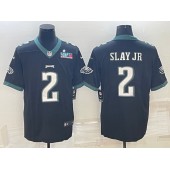 Nike Eagles 2 Darius Slay JR Black 2023 Super Bowl LVII Vapor Limited Jersey