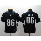 Nike Eagles 86 Zach Ertz Black Youth Vapor Untouchable Limited Jersey