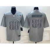 Nike Eagles 88 Dallas Goedert Gray 2023 Super Bowl LVII Atmosphere Fashion Vapor Limited Jersey