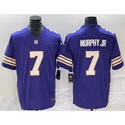 Nike Vikings 7 Byron Murphy Jr Purple F.U.S.E. Classic Vapor Limited Jersey