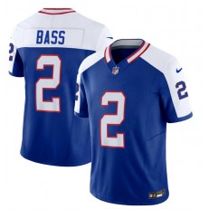 Nike Bills 2 Tyler Bass Blue White Throwback Vapor F.U.S.E. Limited Jersey