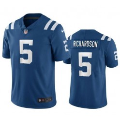 Nike Colts 5 Anthony Richardson Blue 2023 NFL Draft Color Limited Jersey
