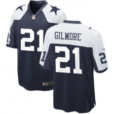 Nike Cowboys 21 Stephon Gilmore Navy Thanksgiving Vapor Untouchable Limited Jersey