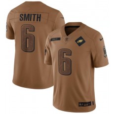 Nike Eagles 6 DeVonta Smith Brown Brown 2023 Salute To Service Limited Jersey