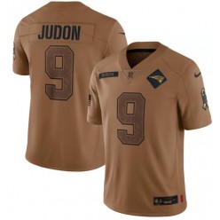 Nike Patriots 9 Matthew Judon Brown Brown 2023 Salute To Service Limited Jersey