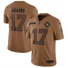 Nike Raiders 17 Davante Adams Brown Brown 2023 Salute To Service Limited Jersey
