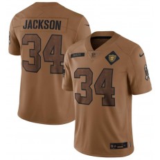 Nike Raiders 34 Bo Jackson Brown 2023 Salute To Service Limited Jersey
