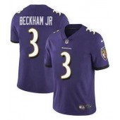 Nike Ravens 3 Odell Beckham Jr Purple Vapor Untouchable Limited Jersey