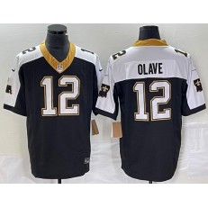 Nike Saints 12 Chris Olave Black F.U.S.E. 1987 Legacy Vapor Limited Jersey