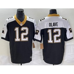 Nike Saints 12 Chris Olave Black F.U.S.E. 1987 Legacy Vapor Limited Jersey