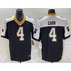 Nike Saints 4 Derek Carr Black F.U.S.E. 1987 Legacy Vapor Limited Jersey