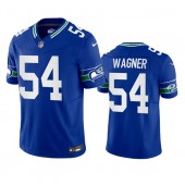 Nike Seahawks 54 Bobby Wagner Royal F.U.S.E. Vapor Limited Throwback Jersey