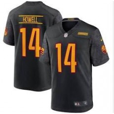 Nike Washington Commanders 14 Sam Howell Black Vapor Untouchable Limited Jersey