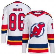 Devils 86 Jack Hughes White Reverse Retro Adidas Jersey