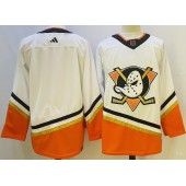 Ducks Blank White Reverse Retro Adidas Jersey