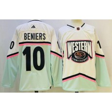 Kraken 10 Matty Beniers White 2023 NHL All-Star Game Adidas Jersey