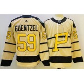 Penguins 59 Jake Guentzel Cream 2023 Winter Classic Adidas Jersey
