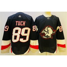 Sabres 89 Alex Tuch Black 2022-23 Adidas Jersey