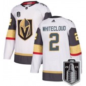 Vegas Golden Knights 2 Zach Whitecloud White 2023 Stanley Cup Final Adidas Jersey
