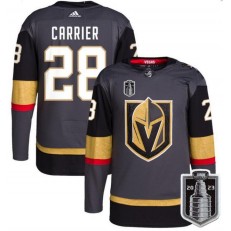 Vegas Golden Knights 28 William Carrier Gray 2023 Stanley Cup Final Adidas Jersey