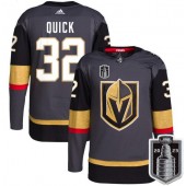 Vegas Golden Knights 32 Jonathan Quick Gray 2023 Stanley Cup Final Adidas Jersey