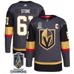 Vegas Golden Knights 61 Mark Stone Gray 2023 Stanley Cup Champions Adidas Jersey