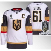 Vegas Golden Knights 61 Mark Stone White 2023 Stanley Cup Champions Adidas Jersey