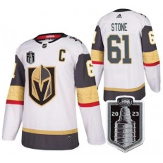 Vegas Golden Knights 61 Mark Stone White 2023 Stanley Cup Final Adidas Jersey