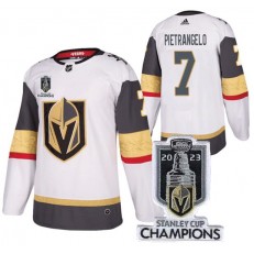 Vegas Golden Knights 7 Alex Pietrangelo White 2023 Stanley Cup Champions Adidas Jersey